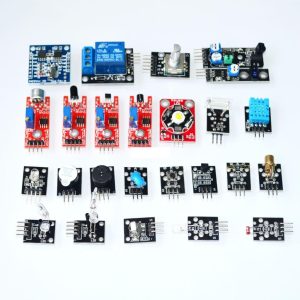 H021 24 Pezzi Sensore Kit Sensore Pulsante Temperatura Color Modulo Kit per Arduino