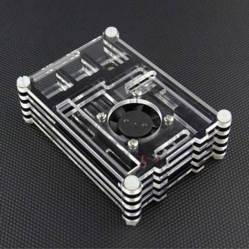 Case Multistrato con Ventola per Raspberry PI 2 / PI 3 - immagine 2