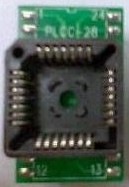 Blocco adattatore da presa PLCC32 a DIP32IC, conchiglia a sede di conversione