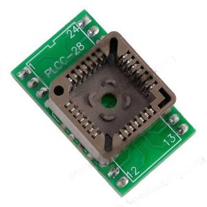Convertitore Adattatore da PLCC28 a DIP24 compatibile Programmatori TL866