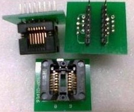 Convertitore Adattatore da SOP16 a DIp16 a Corpo Largo Mis. 7.62 Compatibile Programmatori Tl866