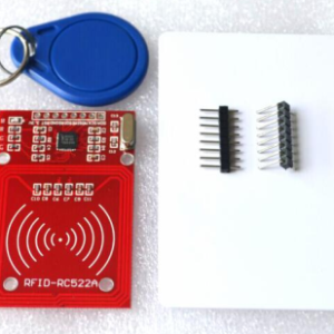 Modulo Lettore RC522 RFID Mifare RF Kit con Scheda RFID e Portachiavi RFID (versione rossa)