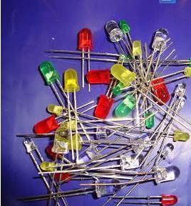 Kit LED DIP F5, 10 pezzi 0f 7 tipi: rosso, verde, giallo, blu, bianco, RG Dual, RGB Kit LED DIP F5, 10 pezzi 0f 7 tipi: rosso, v