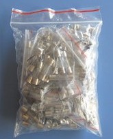 5 * 20 Fusibili Kits, 10 Pezzi of 11kinds: 0.1A  0.25A  0.5A  1A  2A  3A  5A  8A  10A  15A  20A 5 * 20 Fusibili Kits, 10 Pezzi o