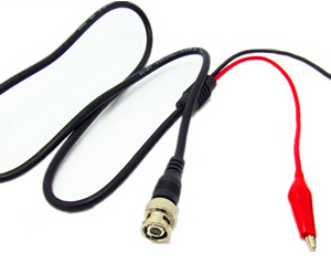 Cavo Test Sonda Leads 110cm da BNC Q9 a Doppio Coccodrillo Clip Dual Alligator per oscilloscopi
