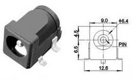 3 Pezzi DC 5.5*2.1MM DC-050 Power Adattatore Socket