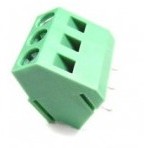 4 Pezzi EK500A Morsetto a vite Block 3 Posizioni 5mm 45 Degree