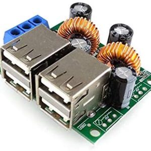 36/24/12 / 9 V a 5 V / 3 A step-down / 4 USB ultra-multi interfaccia USB / ricarica auto solare