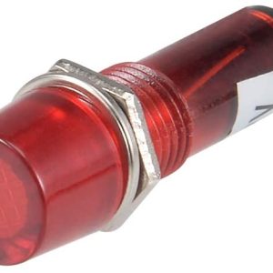 Luce segnale indicatore cruscotto DC 24 V, LED XD10 – 3 rosso 10 mm da pannello