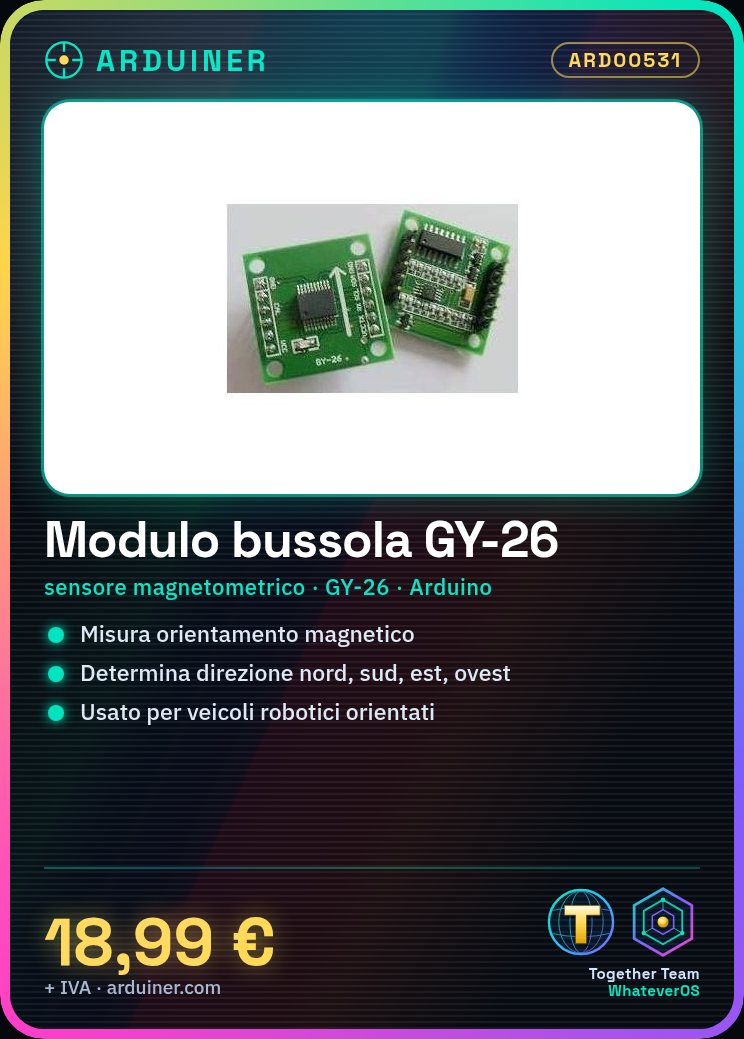 Electronic Compass Module GY-26, Electronic Compass Module, Robot Accessories - Image 5