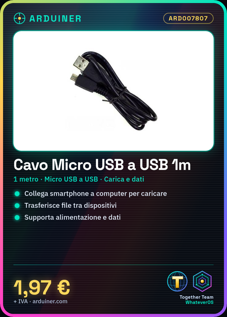 1 Meter Micro USB to USB Cable - Image 5