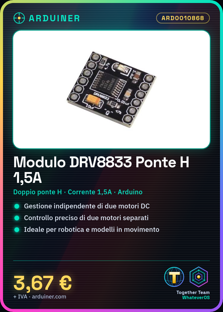 Module DRV8833 Pilier H Double pour moteurs 1,5A – Image 5