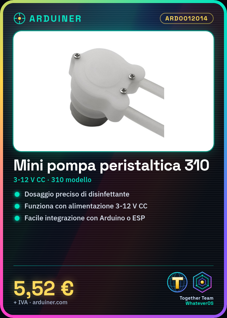 Mini pompe à eau 3-12 V CC / Mini pompe peristaltique 310 / Pompe à doser du désinfectant pour les mains par induction – Image 4