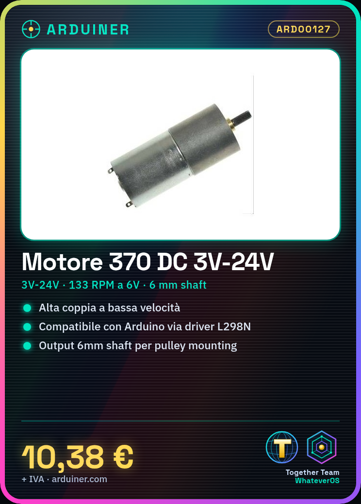 370 Electric Motor with Gearbox 3V-24V - 6V 133 RPM - Image 5