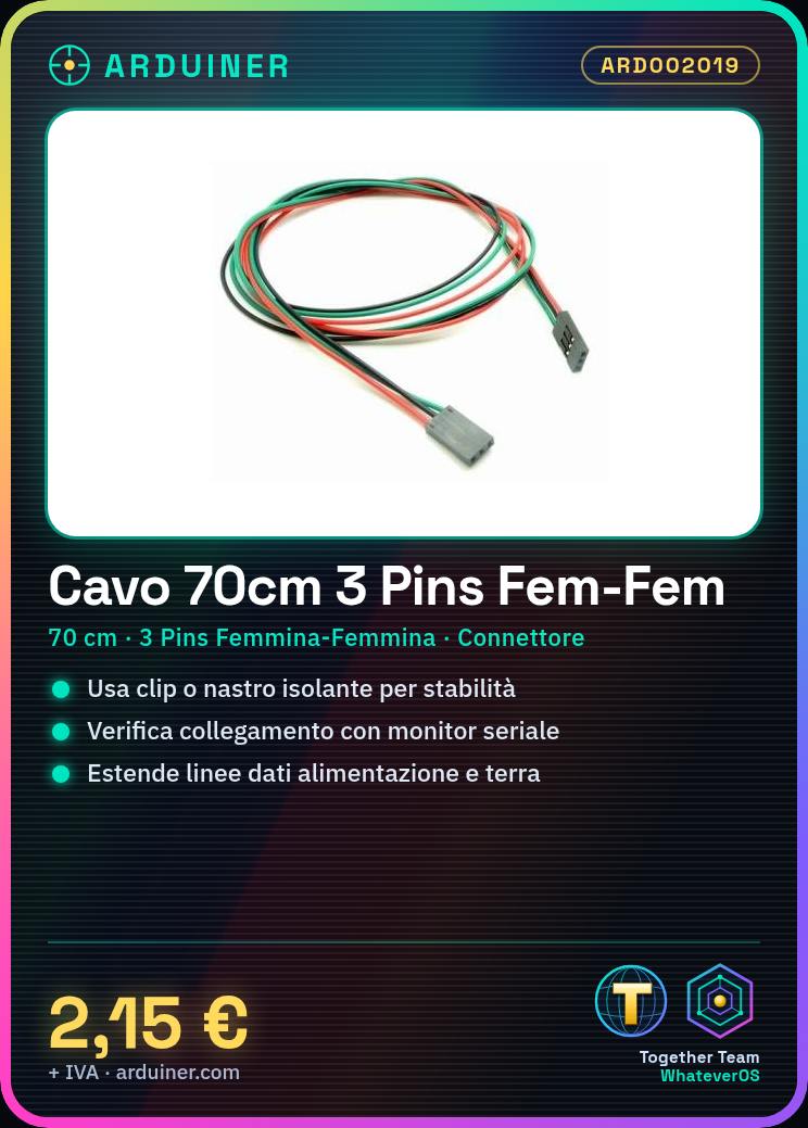 Kabel 70cm 3 Pins Weiblich - Weiblich – Bild 5