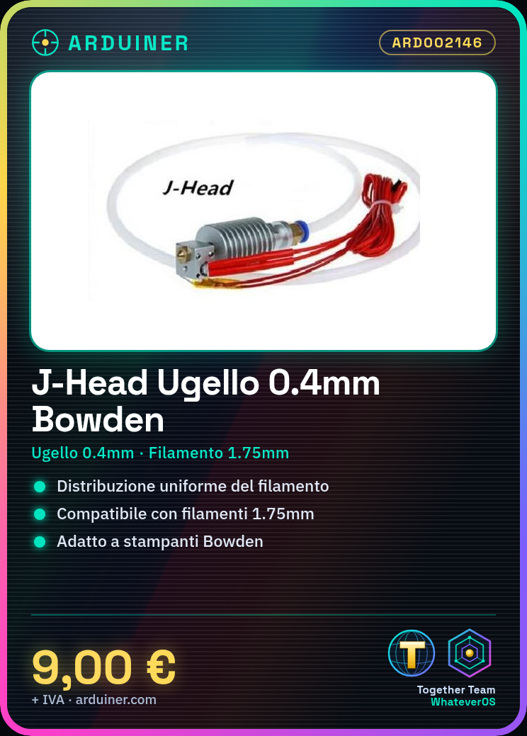 J-Head for 0.4mm Nozzle 1.75mm Filament Bowden Extruder - Image 5