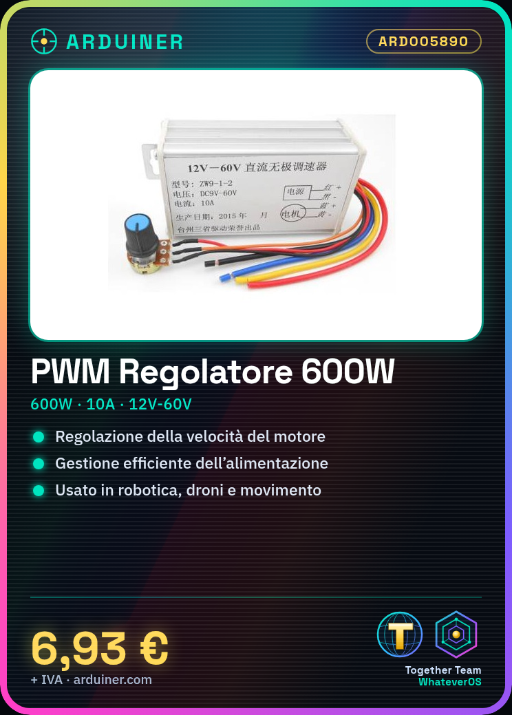 PWM Hochleistungs-Geschwindigkeitsregler für DC-Motor 600W 10A 12V 24V 36V 48V 60V – Bild 5