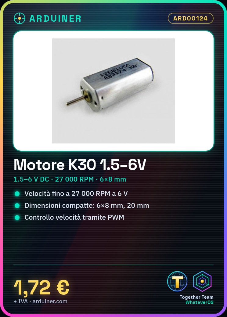 K30 Elektromotor mit Permanenter Rotor - 1.5 v - 6v – Bild 8