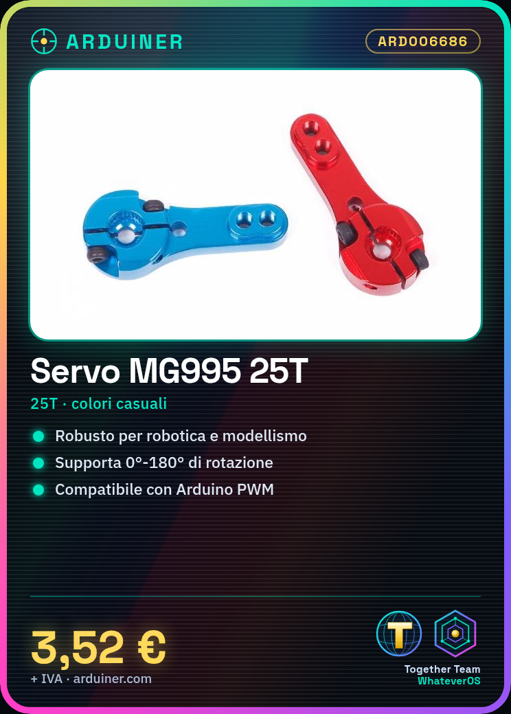 MG995 Servoarm 25T zufällige Farben – Bild 5