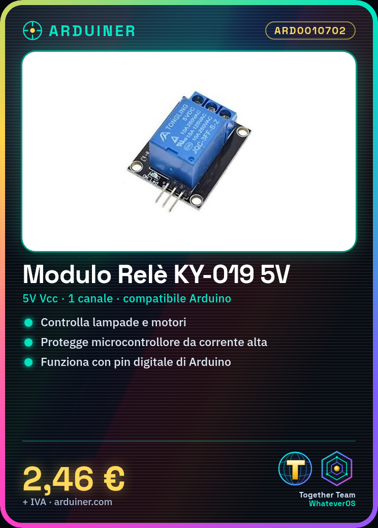 Module relais 5V 1 canal KY-019 – Image 5