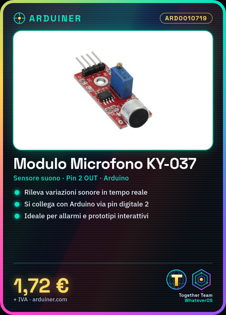 Module capteur microphone sensible KY-037 – Image 5