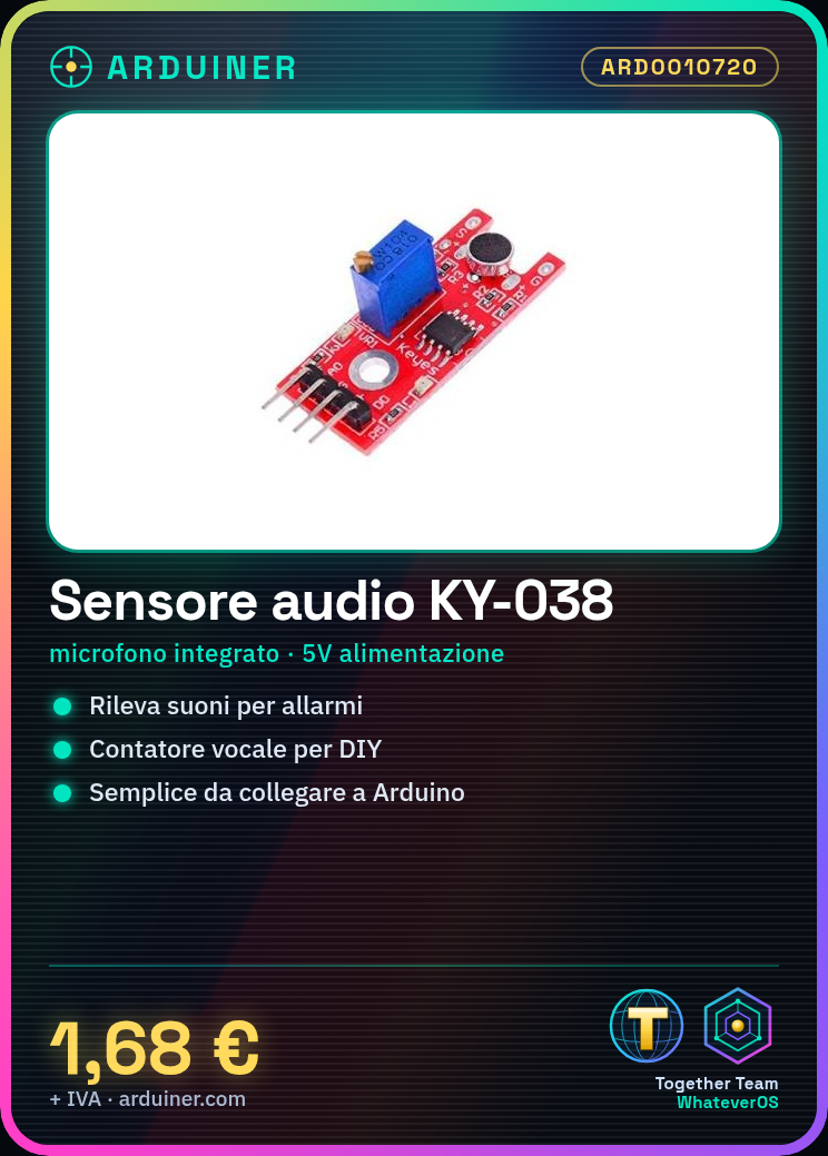 Audio-Sensor-Mikrofon-Modul KY-038 – Bild 5