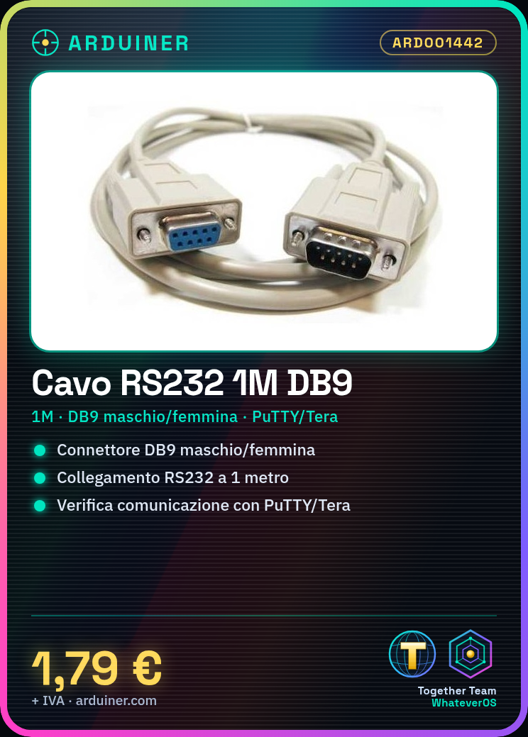 Câble série RS232 Prolongateur 1M DB9 mâle femelle – Image 5