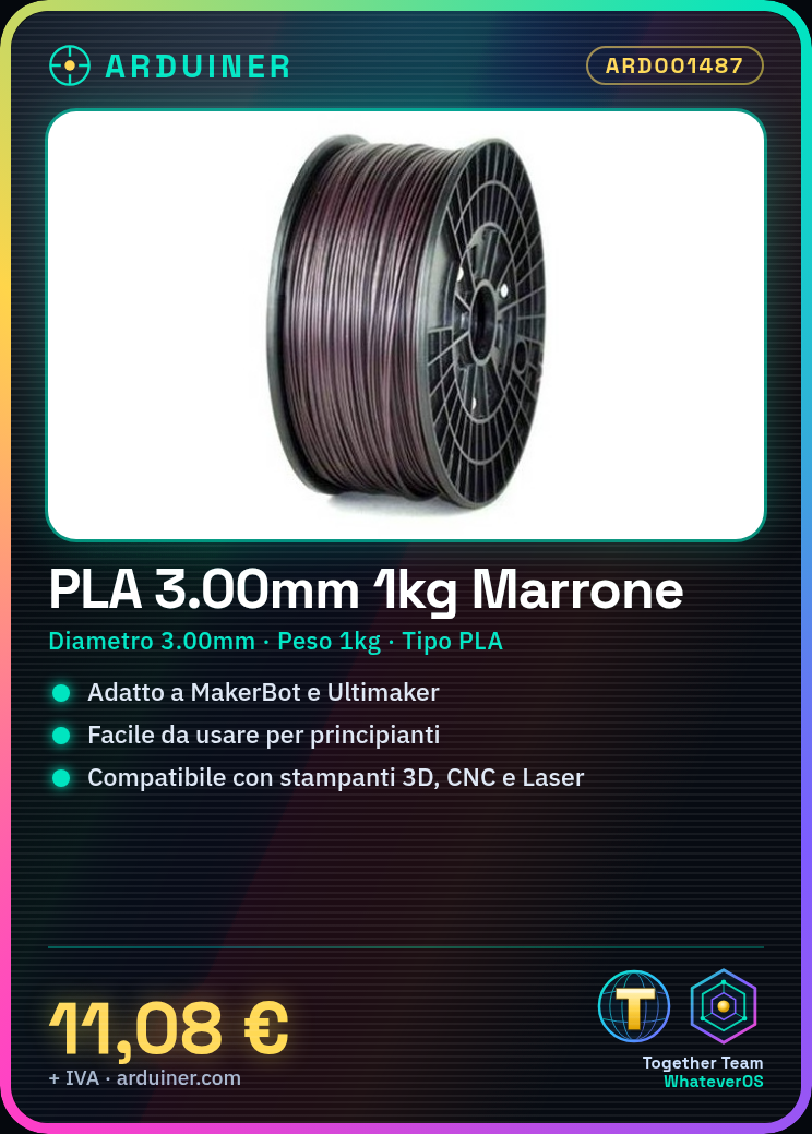 Filament PLA 3.00mm 1kg – Marron – Haute Qualité pour Imprimantes 3D – Image 6
