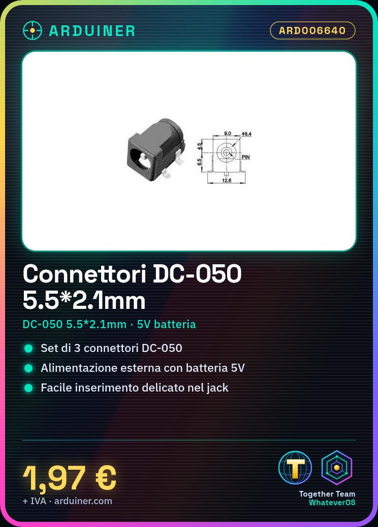 3 Pièces Connecteur DC 5.5*2.1MM DC-050 – Image 5