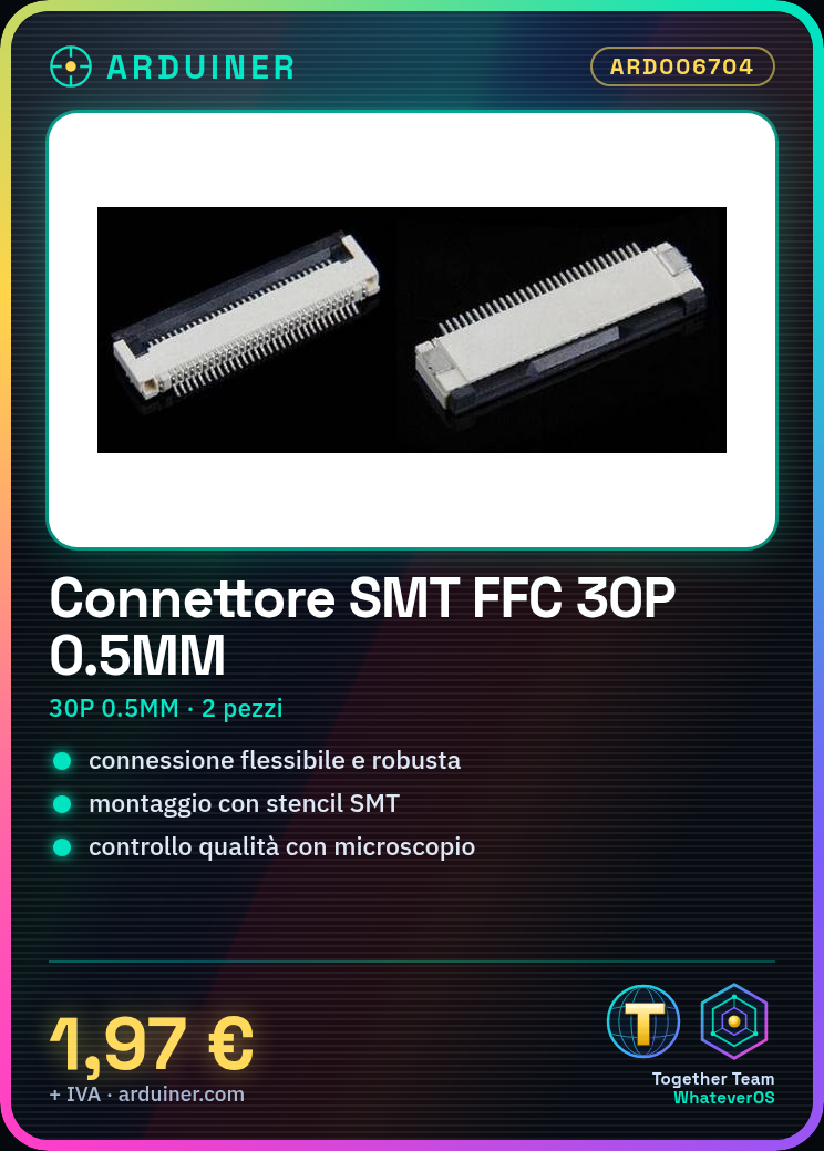 2 SMT-Buchsen für flache FFC-Kabel 30P 0.5MM – Bild 5
