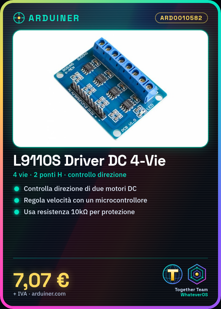 L9110S 4-Wege DC-Motor-Treiber für Smart Car 2-Bridge H, H-Bridge Rover, Roboterwagen – Bild 5