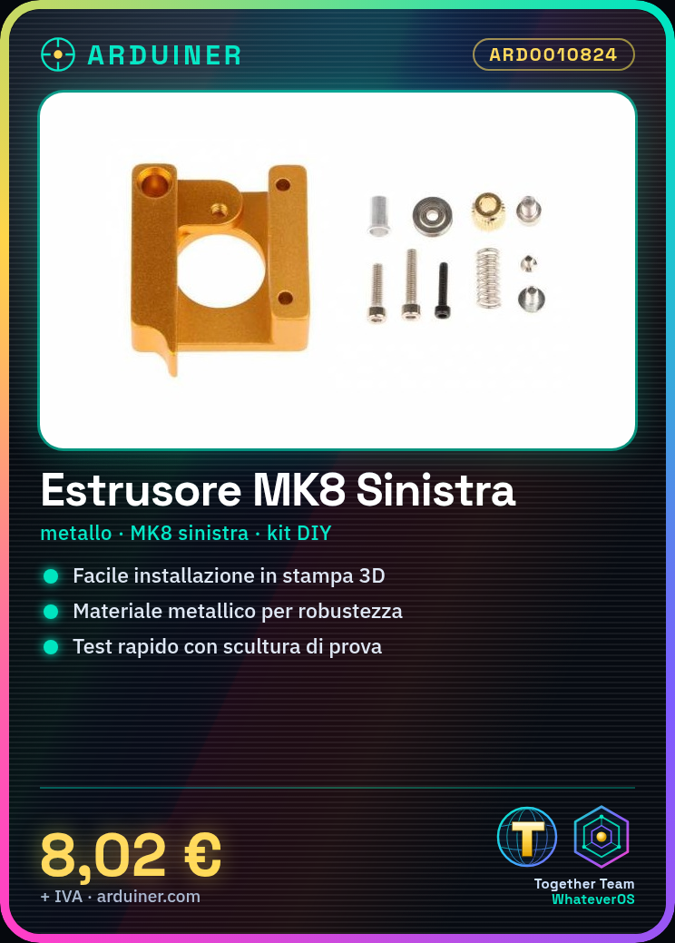 DIY Metall Extruder Kit MK8 Links – Bild 10