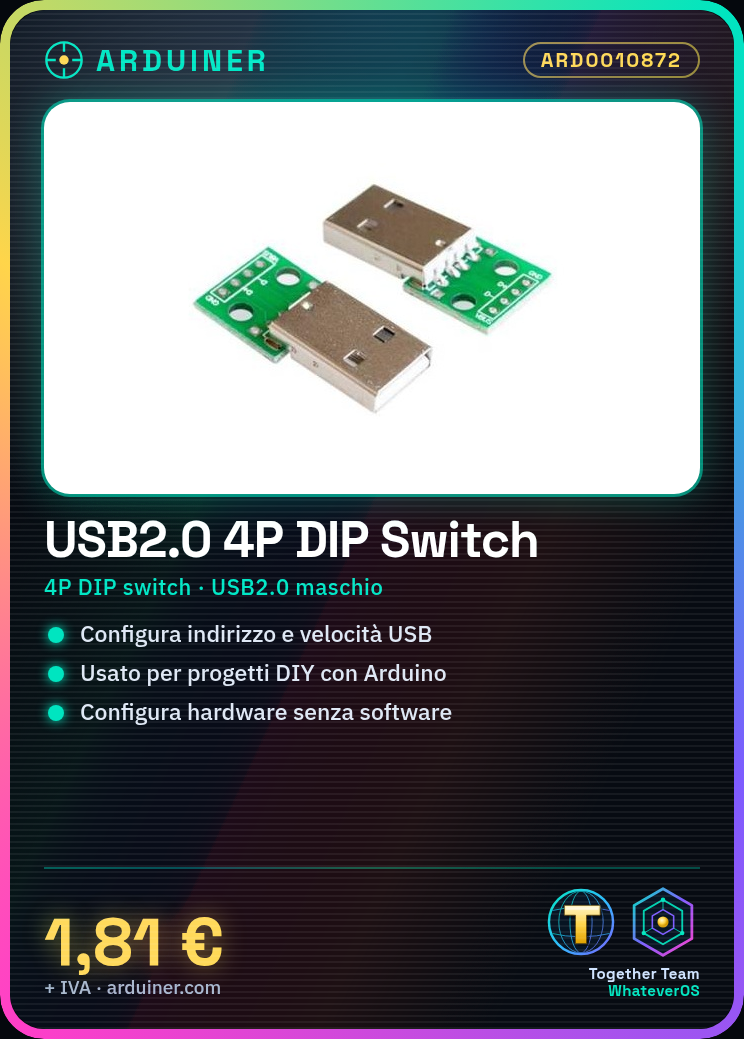 Adaptateur DIP à commutateur 4P USB2.0 – Image 5