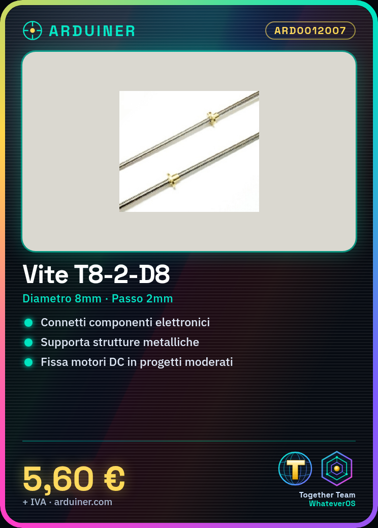 Vis T8-2-D8, diamètre 8 mm, pas 2 mm, longueur 400 mm – Image 4