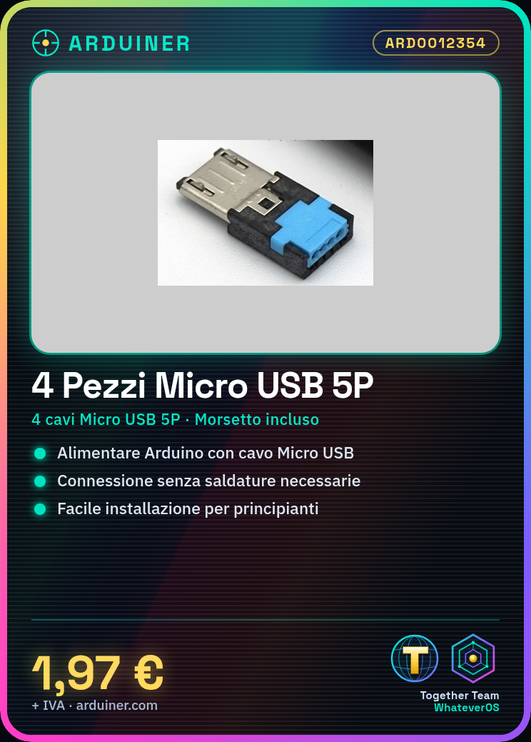 4 Câbles Micro USB 5P avec embouts, sans soudure nécessaire – Image 4