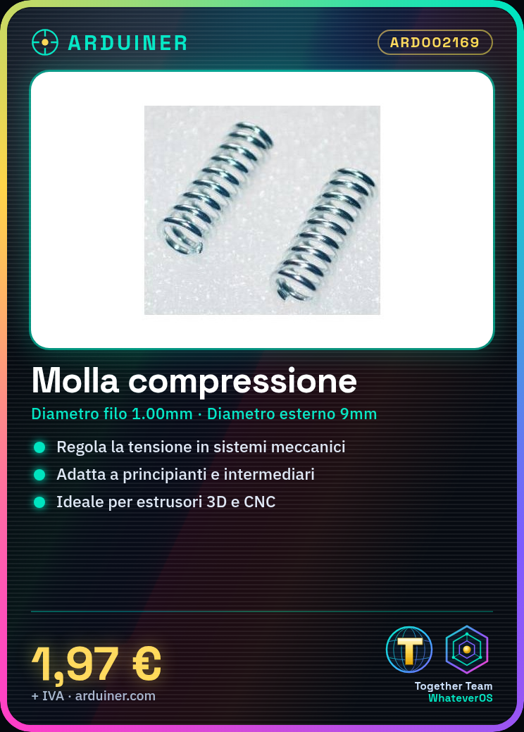 Compression Spring Wire Diameter 1.00mm, Outer Diameter 9mm, Length 8mm - Image 5