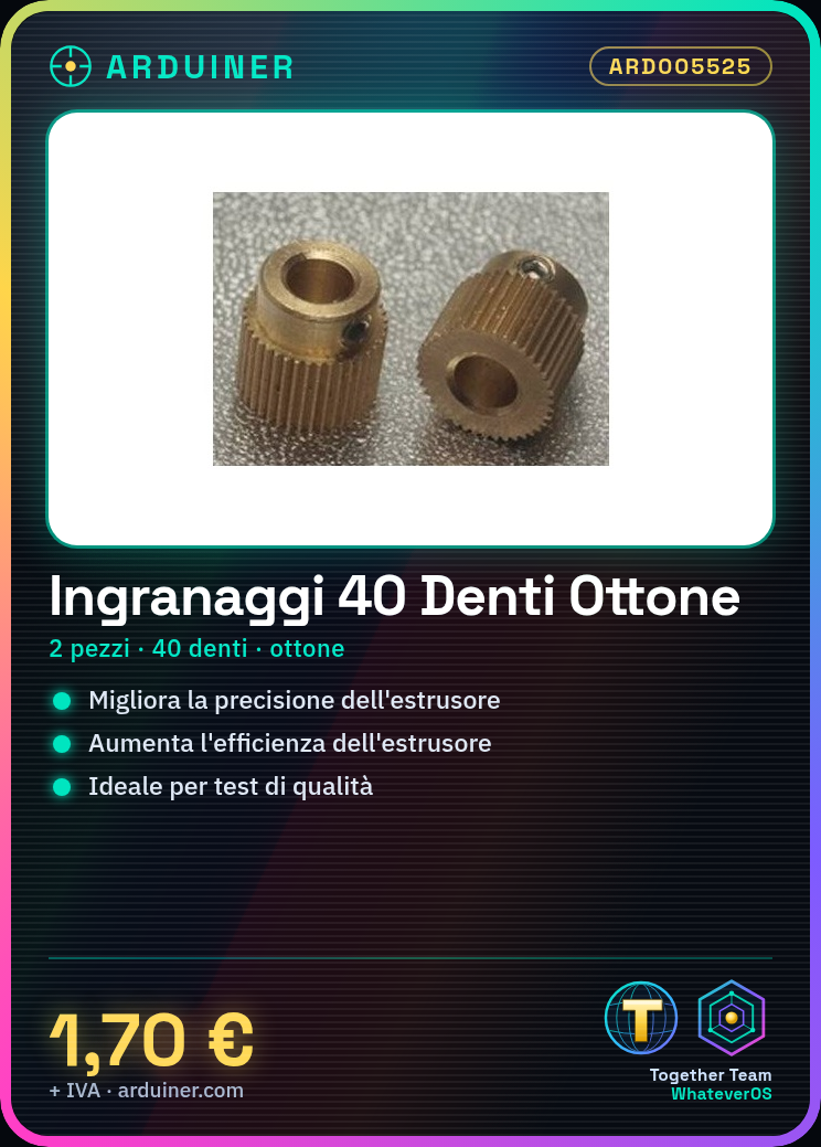 2 Pièces de Roues de Guide pour Extrudeur Imprimante 3D 40 Dents en Bronze – Image 5