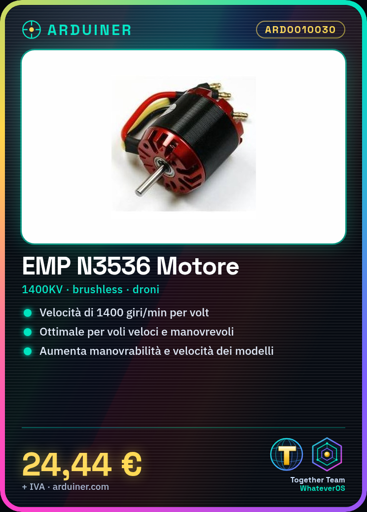 EMP N3536 1400KV Brushless Motor – Bild 5