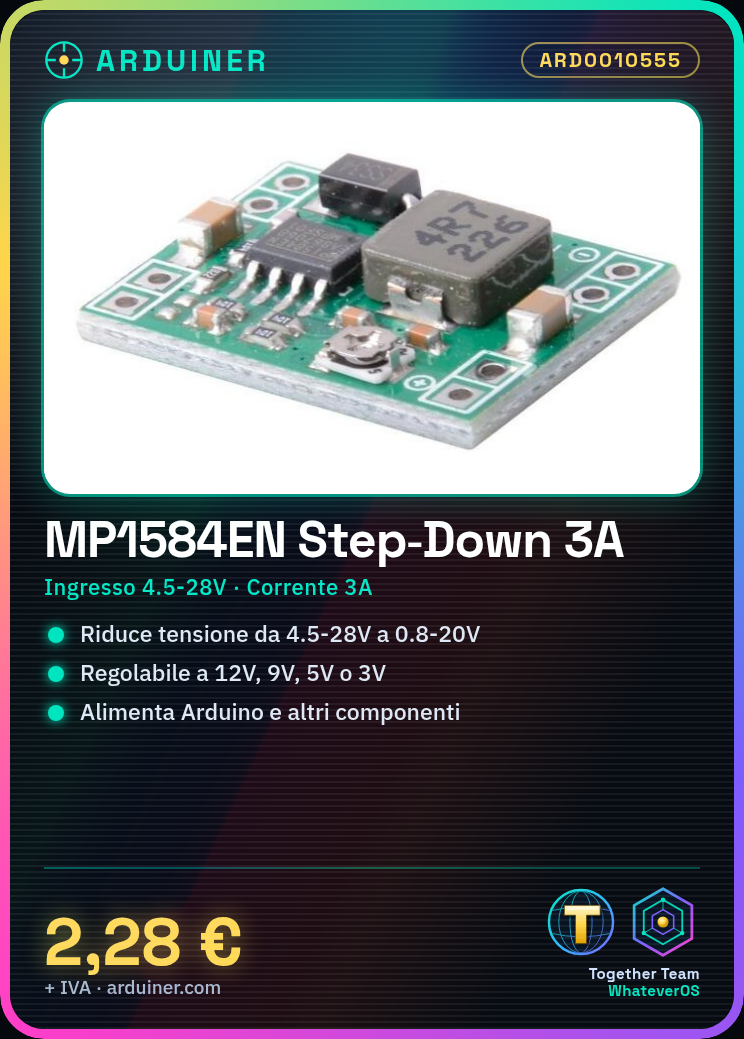 MP1584EN ultra compact DC-DC 3A power Step-Down Modul Buck Convertisseur 24V To 12v 9V 5V 3V pour Arduino – Image 5