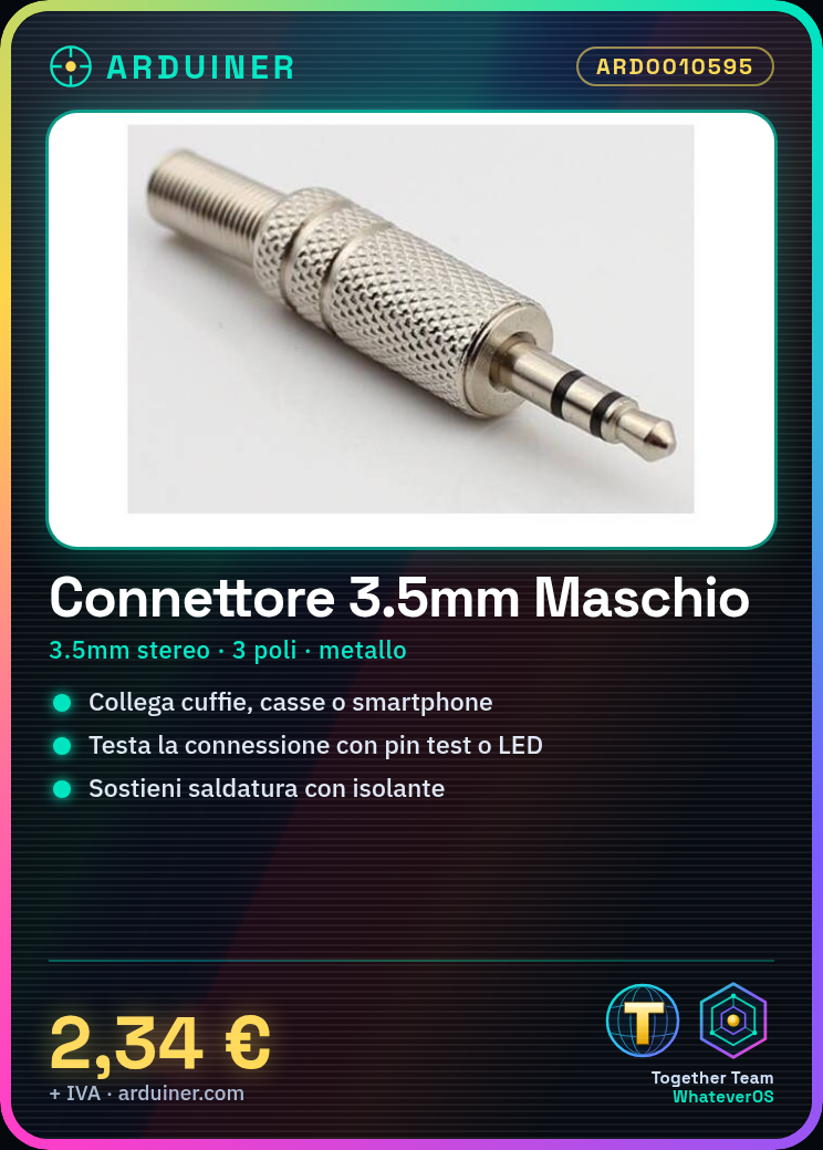 3.5mm Stereo Male Metal Jack Plug 3-Pin Audio Connector for Headphones or AUX Cable - Image 5