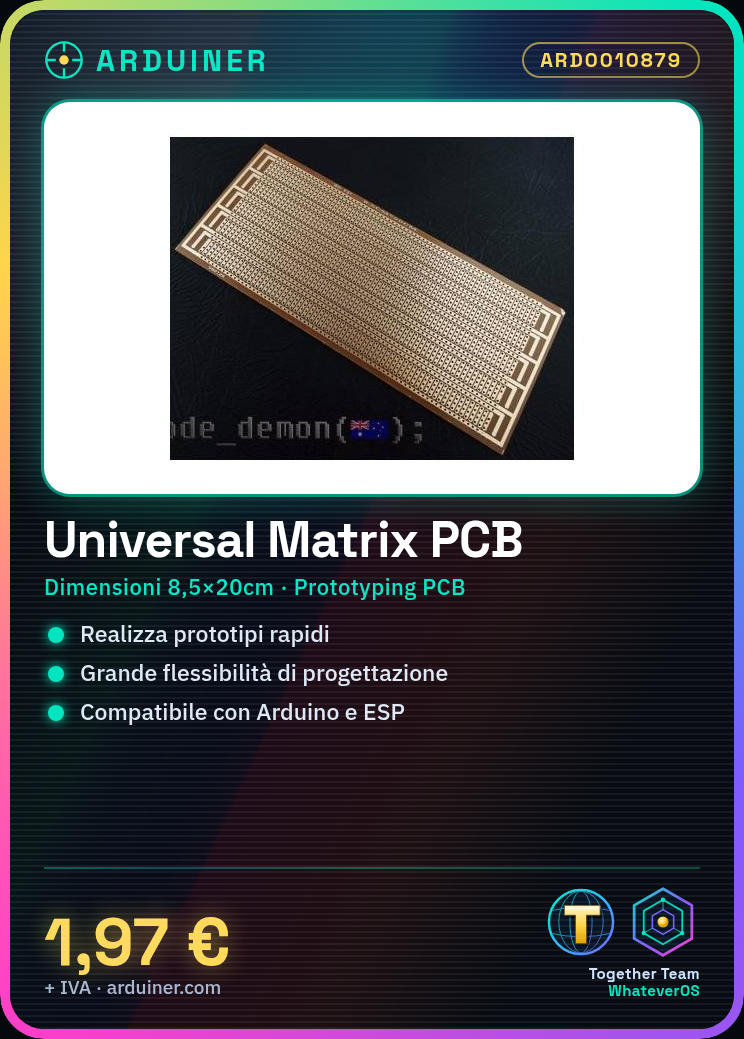 Universal Matrix Prototype PCB 8.5 x 20 cm - Image 5