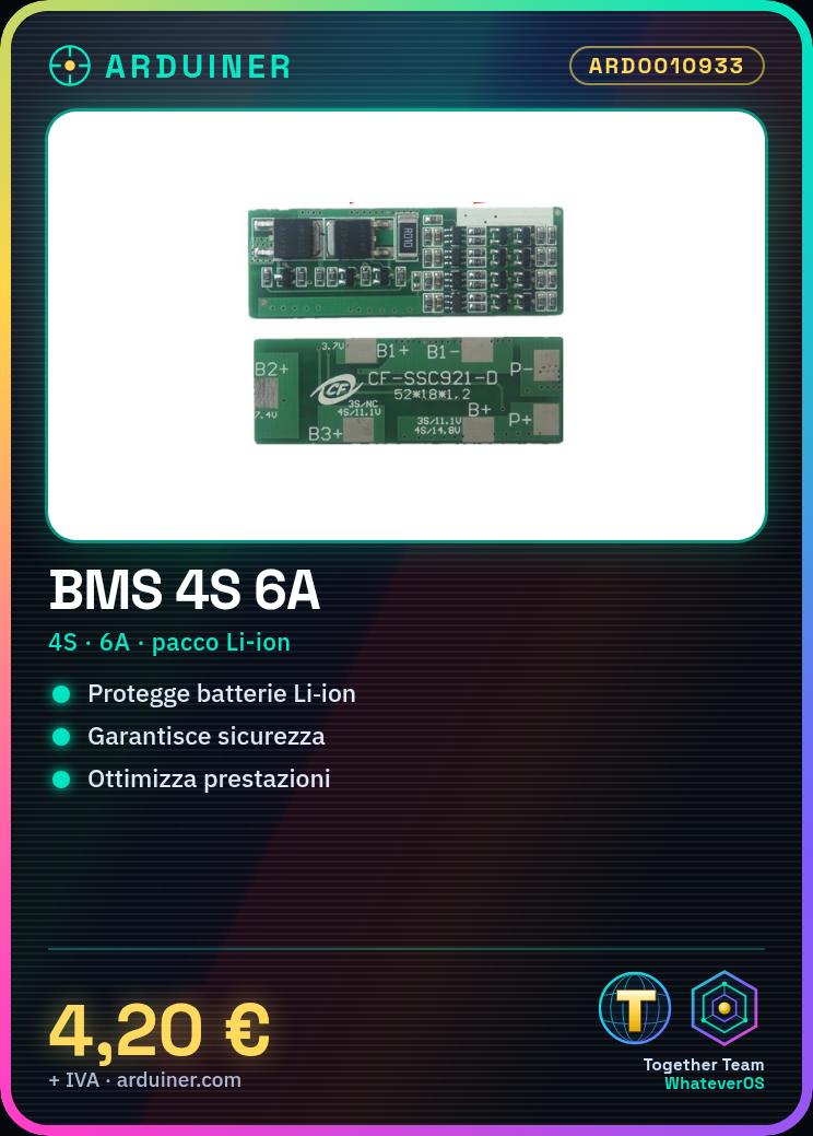 BMS 4S 6A pour ensemble de batteries au lithium – Image 5