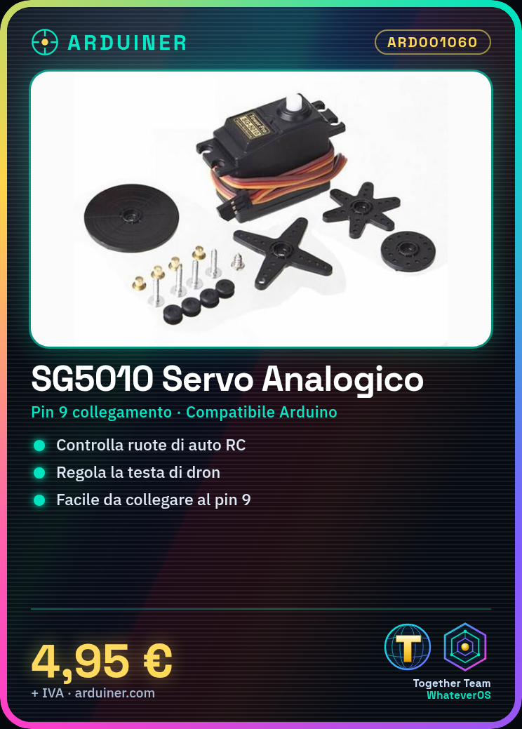 SG5010 Analog Servomotor für 450 RC Auto roboter kompatibel mit Arduino – Bild 4