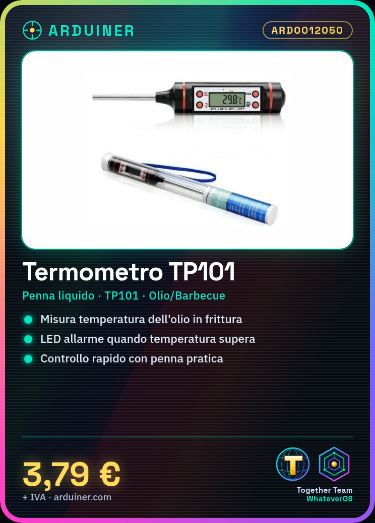 Termómetro de aceite de cocina / medición de temperatura de barbacoa / termómetro electrónico / pluma de temperatura líquida TP101 - Imagen 4