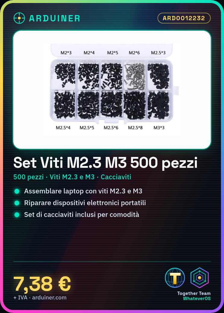 Kit de vis pour ordinateur portable de 500 pièces M2.3 M3 Kit de tournevis pour micro-ordinateur Assemblage Réparation Mini kit de vis mécaniques électroniques – Image 4