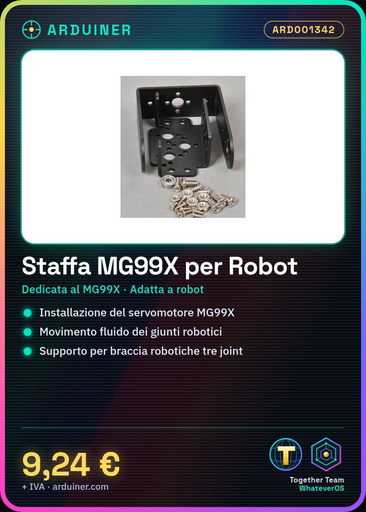 DIY Bracket with Base for MG99X Motor Connection for Robots - Image 5
