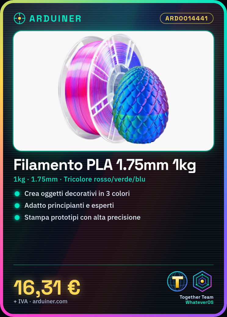 Filament PLA 1.75mm 1kg – Tricolore Rouge/Verte/Bleu – Haute Qualité pour Imprimantes 3D – Image 4