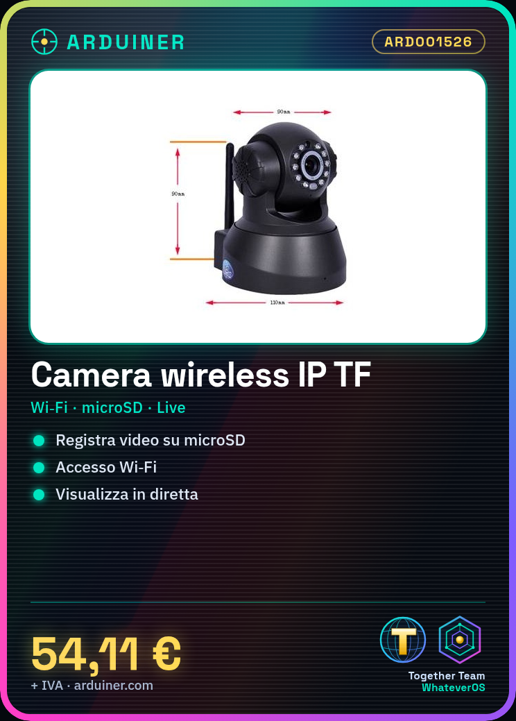 Caméra IP sans fil avec carte TF et P2P WIFI – Image 6