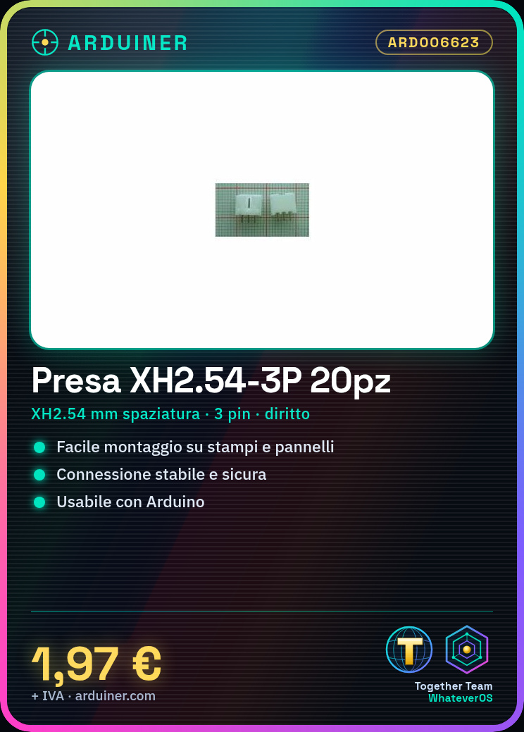 20 pezzi XH2.54-3P Presa a perno diritto - immagine 5