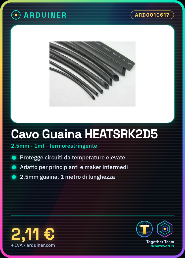Câble de gaines thermorétractables HEATSRK2D5 2.5mm 1m – Image 4